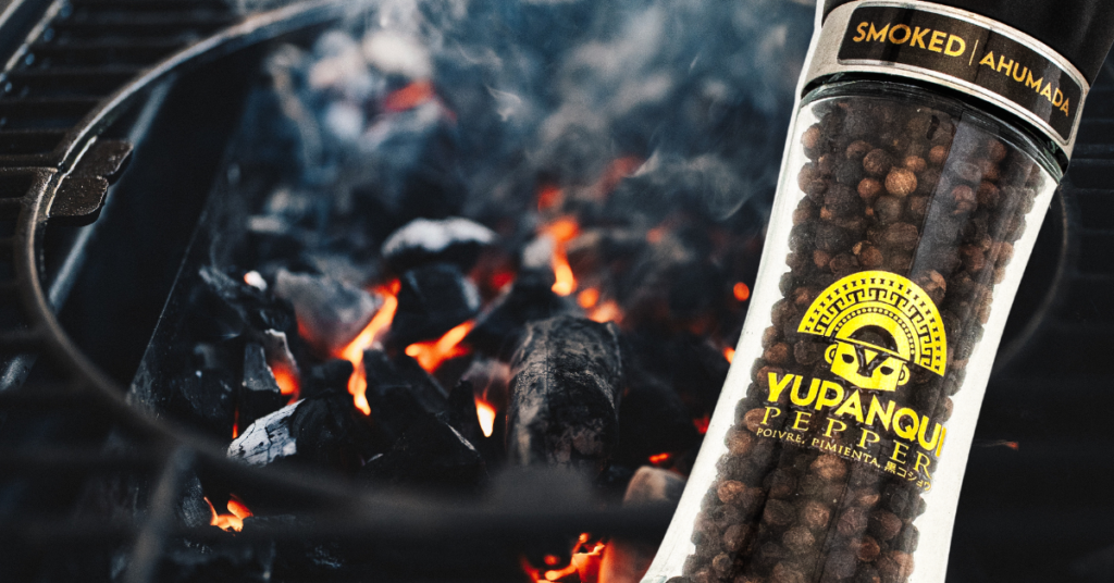 smoked black pepper grinder